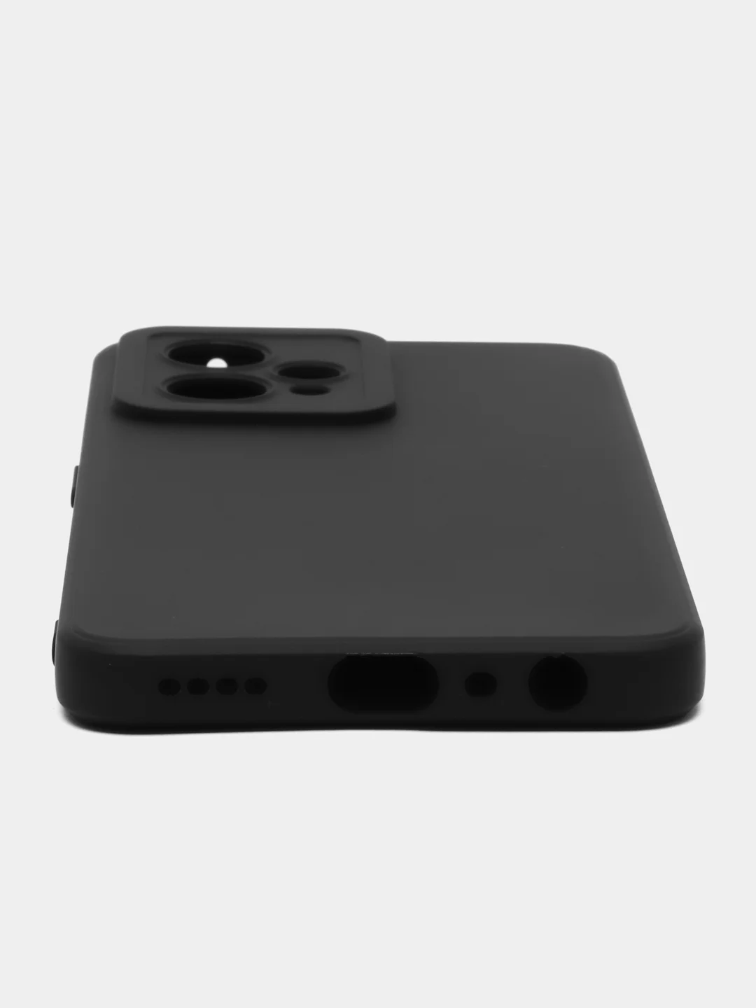 Черный чехол для Realme 9 (4G) / Realme 9 Pro Plus, матовый, с дополнительной защитой камеры