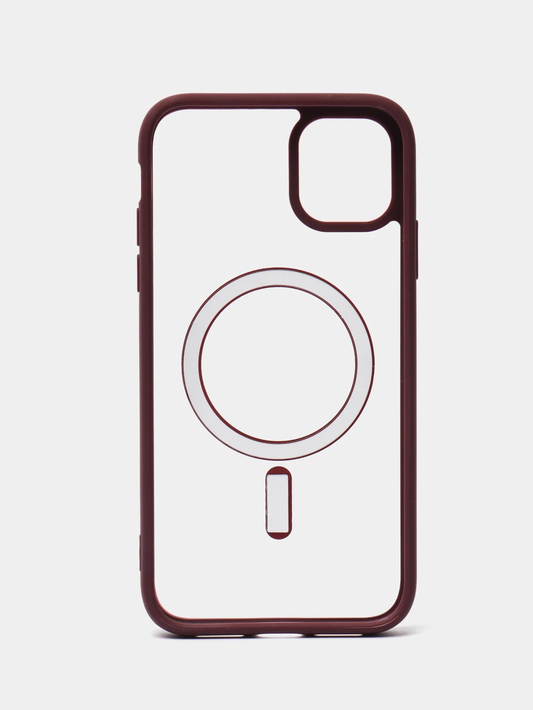 Бордовый чехол MagSafe для iPhone 11, 12, 13, 14, 15, Pro, Pro Max, Plus, mini, айфон, магсейф