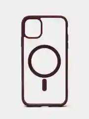 Бордовый чехол MagSafe для iPhone 11, 12, 13, 14, 15, Pro, Pro Max, Plus, mini, айфон, магсейф