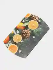 Золотистый хаки подарочная коробка- С новым годом!