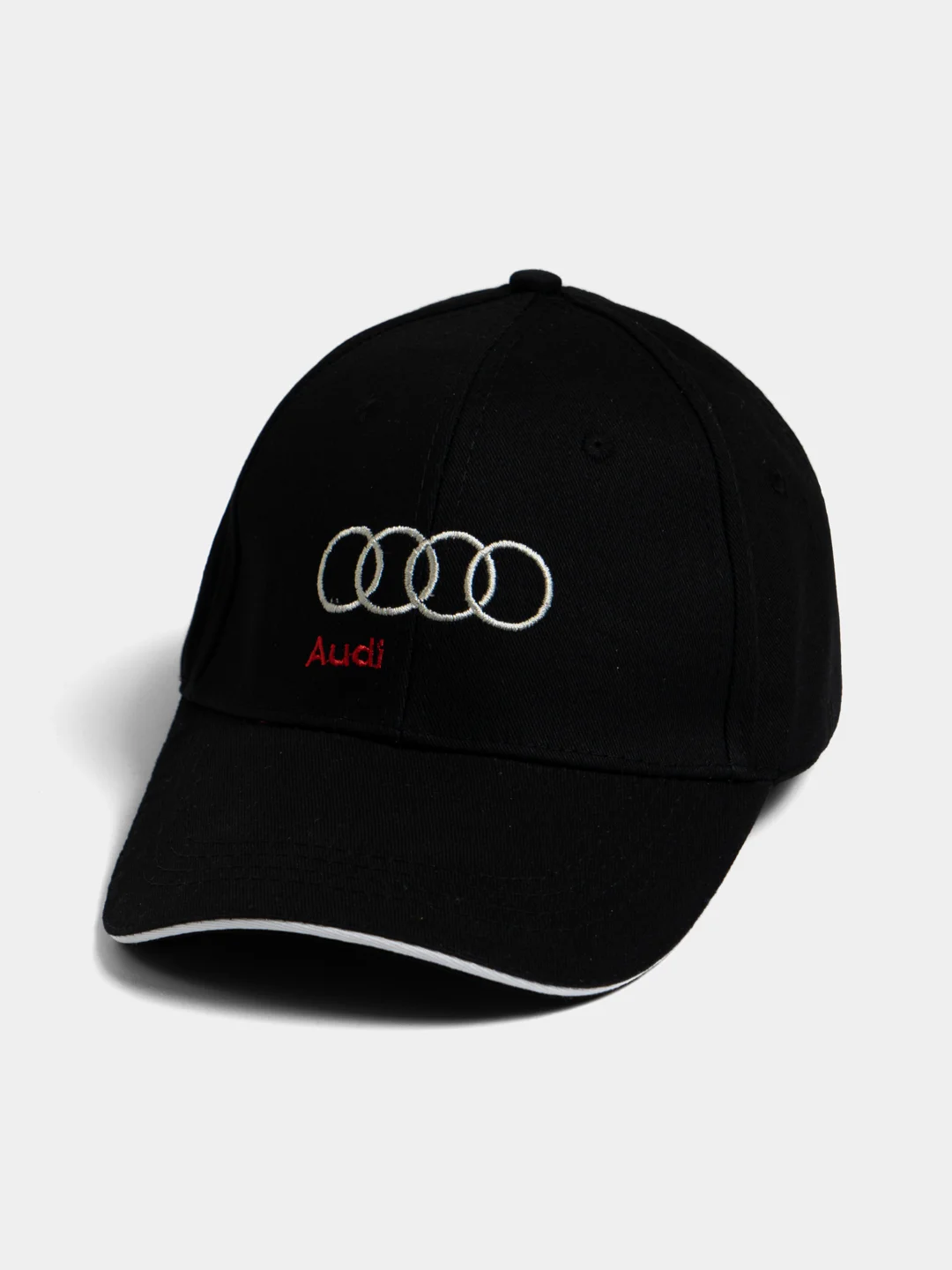 Черный бейсболка (кепка) в стиле Audi