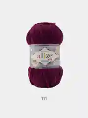 Марсала пряжа плюшевая Alize Velluto, микрополиэстер, 100 г, 68 м