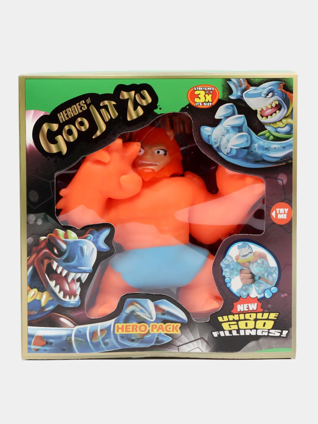 Горчичный тянущаяся фигурка Гуджитсу GooJitZu