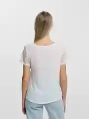 Белый футболка женская