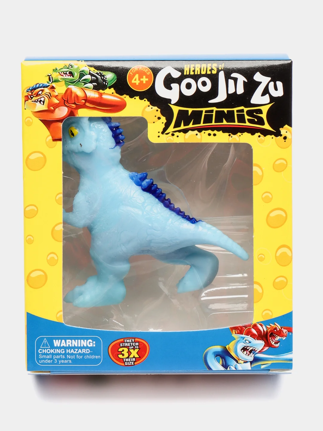 Темно-синий тянущаяся фигурка GooJitZu/Гуджитсу, 6 см Динозавры