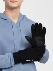 Черный перчатки зимние, теплые
