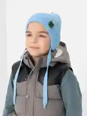 Шапка детская с завязками