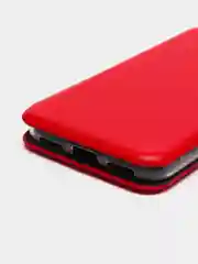 Красный чехол книжка для Xiaomi Redmi 9C / 9A / 9 / 7A / 8/8A, Note 9/9S/9 Pro, 8/8 Pro, 4X, 7, 8T