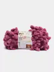 Багровый пряжа Alize puffy петельки