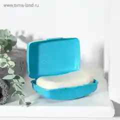 Синий мыльница дорожная