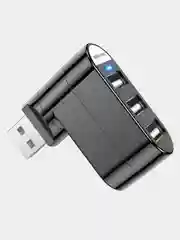 USB-разветвитель Borofone DH3, 3USB, USB-концентратор с подсветкой, переходник