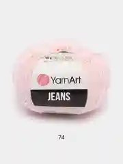 Пастельно-коралловый пряжа YarnArt Jeans, 50 г, 160 м