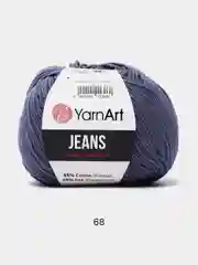 Тёмно-серый пряжа YarnArt Jeans, 50 г, 160 м