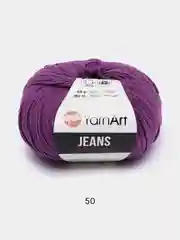 Пурпурный пряжа YarnArt Jeans, 50 г, 160 м