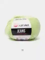 Оливковый пряжа YarnArt Jeans, 50 г, 160 м