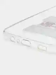 Алый чехол на Samsung Galaxy A12/M12 / Самсунг А12/М12 прозрачный, с рисунком, защита камеры