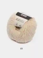 Бежевый пряжа YarnArt Jeans, 50 г, 160 м