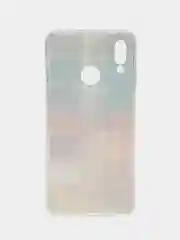Бордовый чехол на Honor 10 Lite/Huawei P Smart 2019 / Хонор 10 Лайт прозрачный, с рисунком