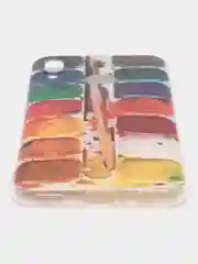Бордовый чехол на Honor 10 Lite/Huawei P Smart 2019 / Хонор 10 Лайт прозрачный, с рисунком