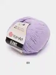 Сиреневый пряжа YarnArt Jeans, 50 г, 160 м