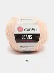 Кремовый пряжа YarnArt Jeans, 50 г, 160 м