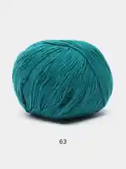 Тёмно-бирюзовый пряжа YarnArt Jeans, 50 г, 160 м