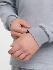 Серый термобелье мужское, с начесом