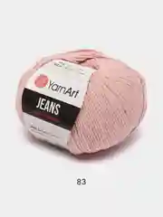 Прозрачный пряжа YarnArt Jeans, 50 г, 160 м