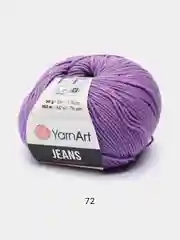 Аметистовый пряжа YarnArt Jeans, 50 г, 160 м