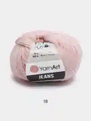 Карамельный пряжа YarnArt Jeans, 50 г, 160 м