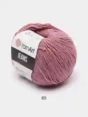 Марсала пряжа YarnArt Jeans, 50 г, 160 м