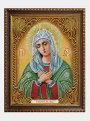 Алмазная мозайка "Умиление Пр. Бцы" 27*33 на подрамнике