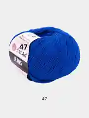 Синий пряжа YarnArt Jeans, 50 г, 160 м