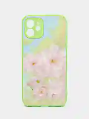 Лайм чехол iPhone 12 с принтом