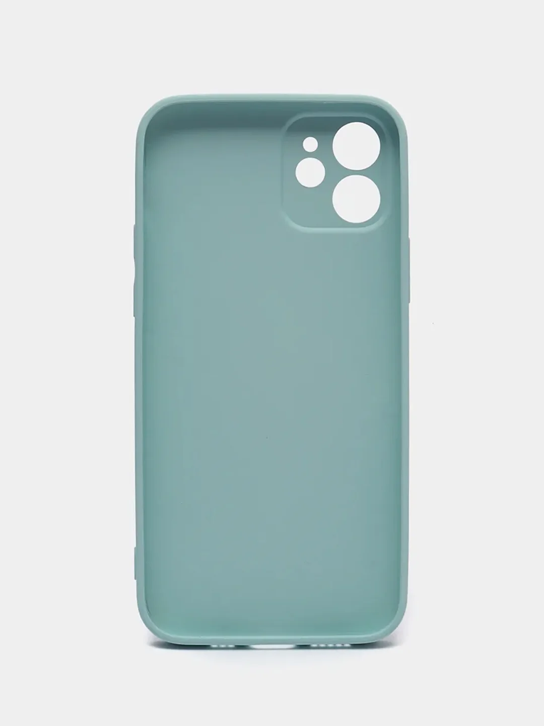Голубой чехол iPhone 12 с принтом