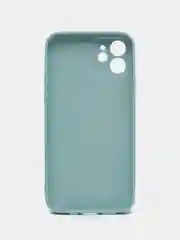 Голубой чехол iPhone 12 с принтом