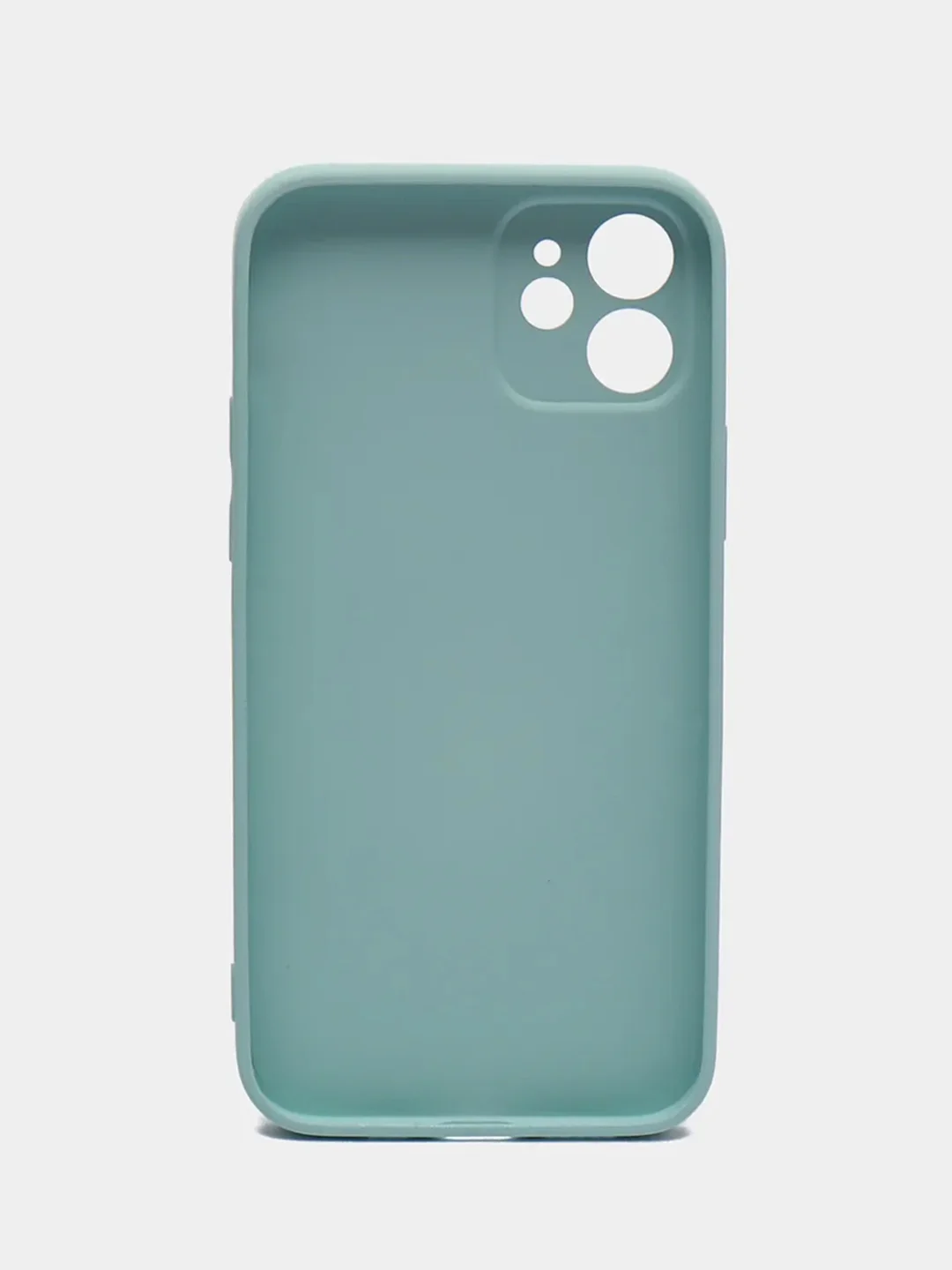 Бирюзовый чехол iPhone 12 с принтом