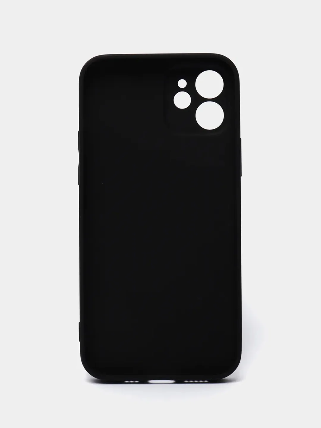 Черный чехол iPhone 12 с принтом
