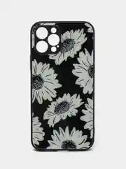 Черный чехол iPhone 12 Pro с принтом