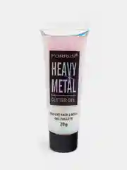 Белый глиттер - гель для лица и тела Farres Heavy Metal Glitter Gel
