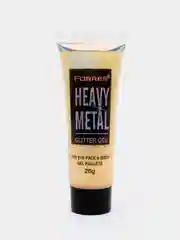 Золотой глиттер - гель для лица и тела Farres Heavy Metal Glitter Gel