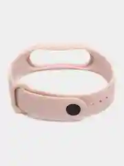 Бежевый нейлоновый и силиконовый ремешок для фитнес браслета Xiaomi Mi Band 3, 4