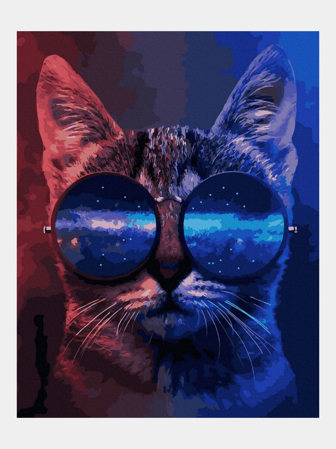 Кот в очках на аву
