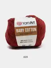 Светло-коричневый пряжа YarnArt Baby cotton, 50 г, 165 м, акрил и хлопок
