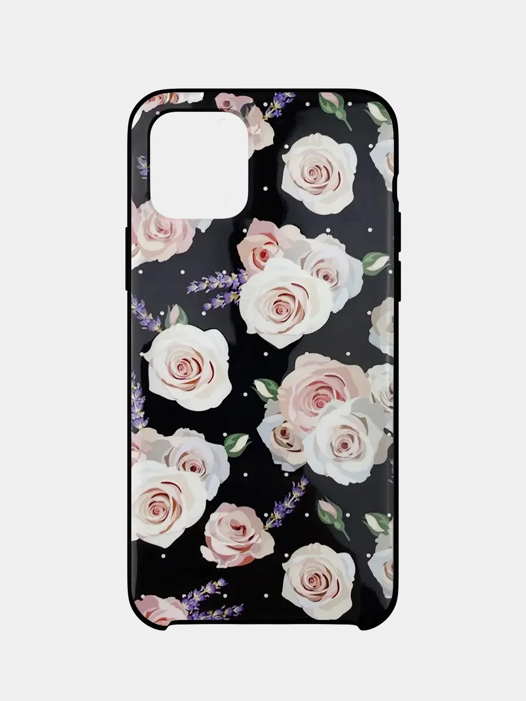 Серебряный плотный чехол накадка на iPhone 11 Pro