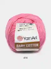 Тёмно-розовый пряжа YarnArt Baby cotton, 50 г, 165 м, акрил и хлопок