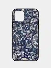 Индиго плотный чехол накадка на iPhone 11 Pro