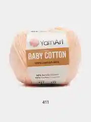 Карамельный пряжа YarnArt Baby cotton, 50 г, 165 м, акрил и хлопок