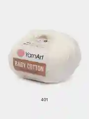 Молочный пряжа YarnArt Baby cotton, 50 г, 165 м, акрил и хлопок