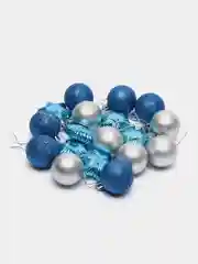 Набор новогодних елочных шаров, игрушек из 18 шт,d 4 см, елочные шары и украшения на ёлку
